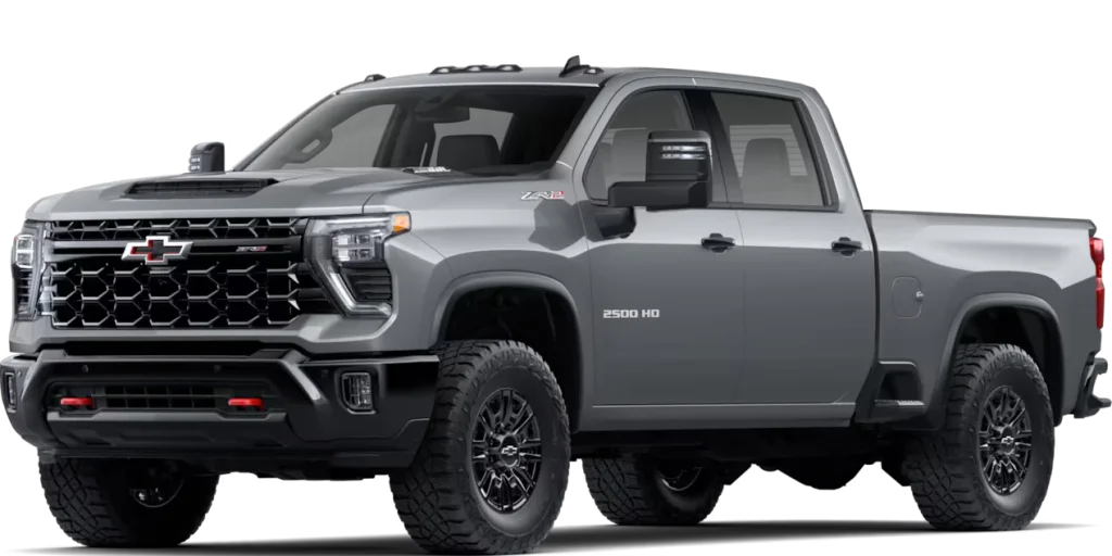 2025 Chevrolet Silverado 2500HD driving on the road