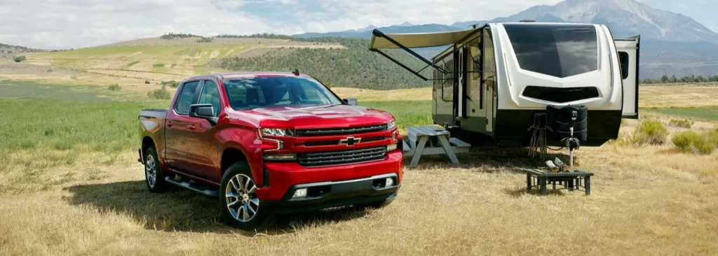 Chevrolet Silverado 1500 Duramax towing in 2025