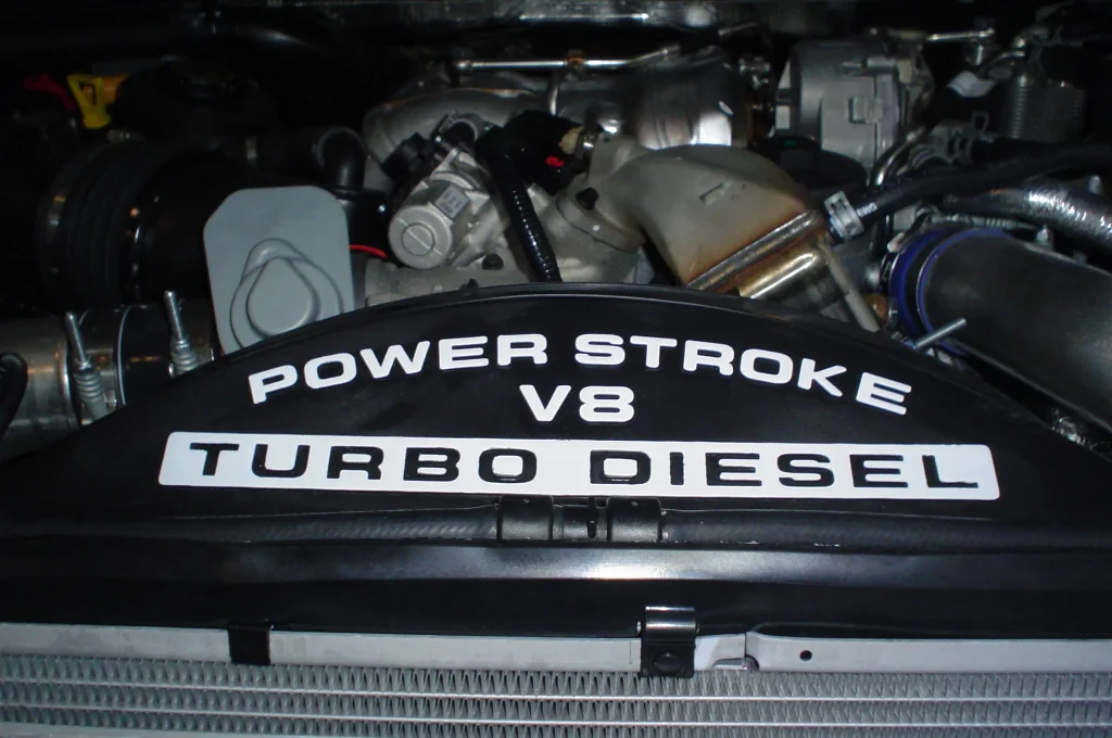 Power Stroke diesel engine in Ford F-250
